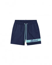 Malelions Men Captain Swimshort | Navy/Light Blue