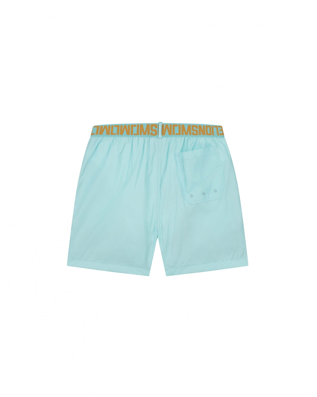 Malelions Men Venetian Swimshort | Light Blue/Gold