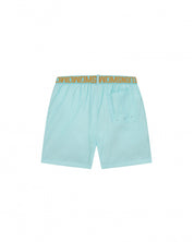 Malelions Men Venetian Swimshort | Light Blue/Gold