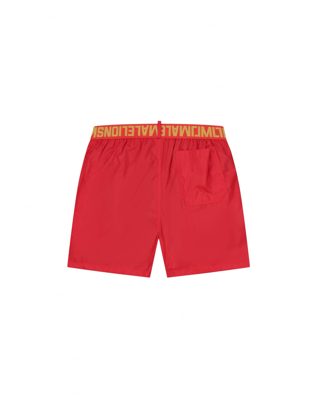 Malelions Men Venetian Swimshort | Red/Gold