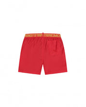 Malelions Men Venetian Swimshort | Red/Gold