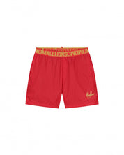 Malelions Men Venetian Swimshort | Red/Gold