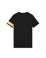 Malelions Men Captain T-Shirt | Black/Peach