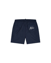 Malelions Men Captain Swim Shorts | Navy/Orange