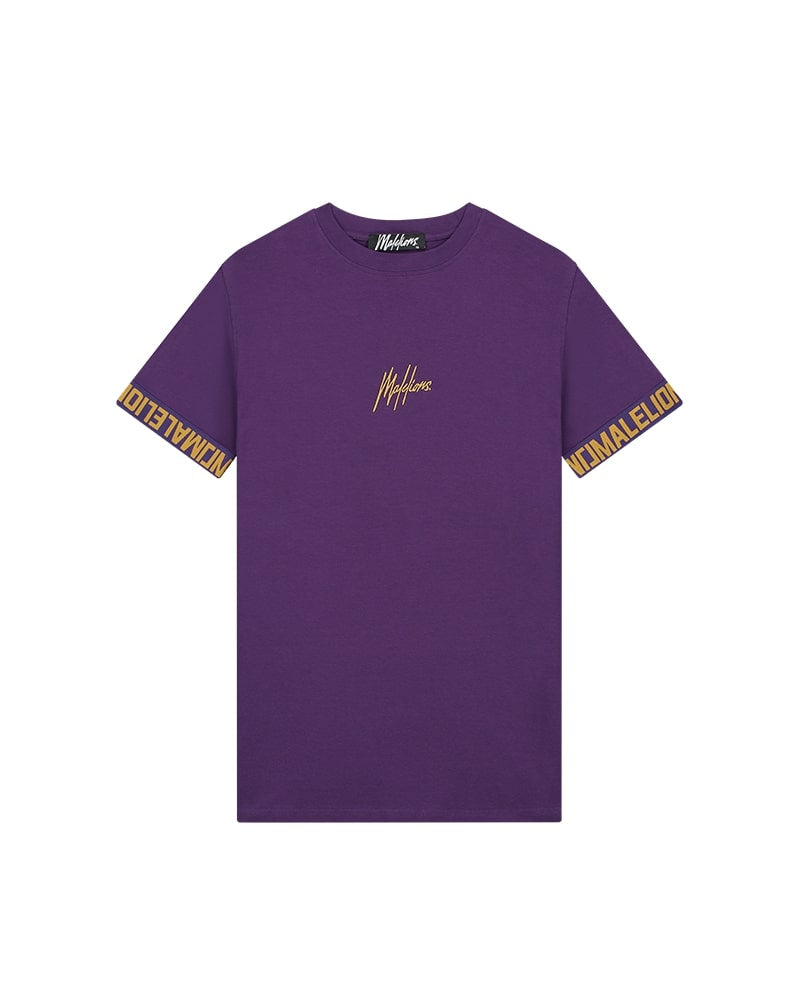  Malelions Men Venetian T-Shirt | Purple/Gold