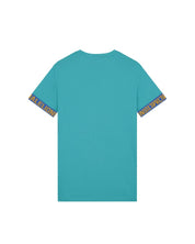 Malelions Men Venetian T-Shirt | Aqua Blue/Gold