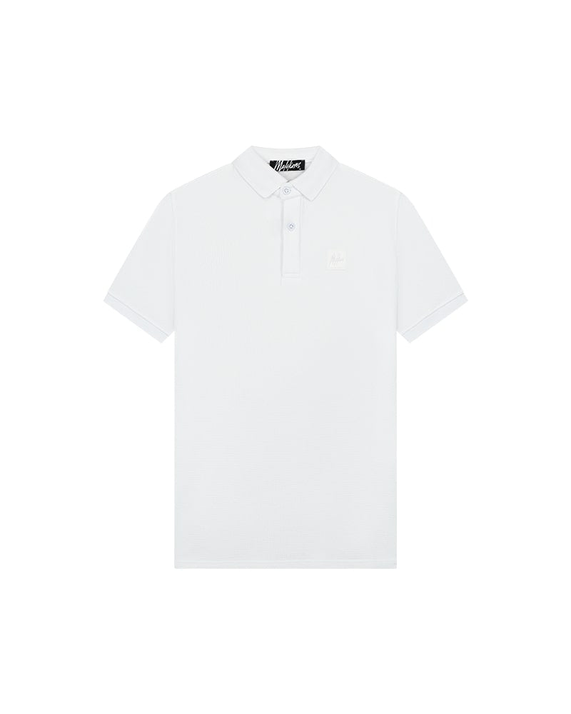  Malelions Men Signature Patch Polo | White