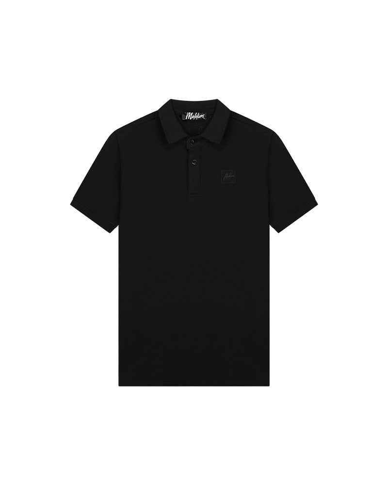  Malelions Men Signature Patch Polo | Black