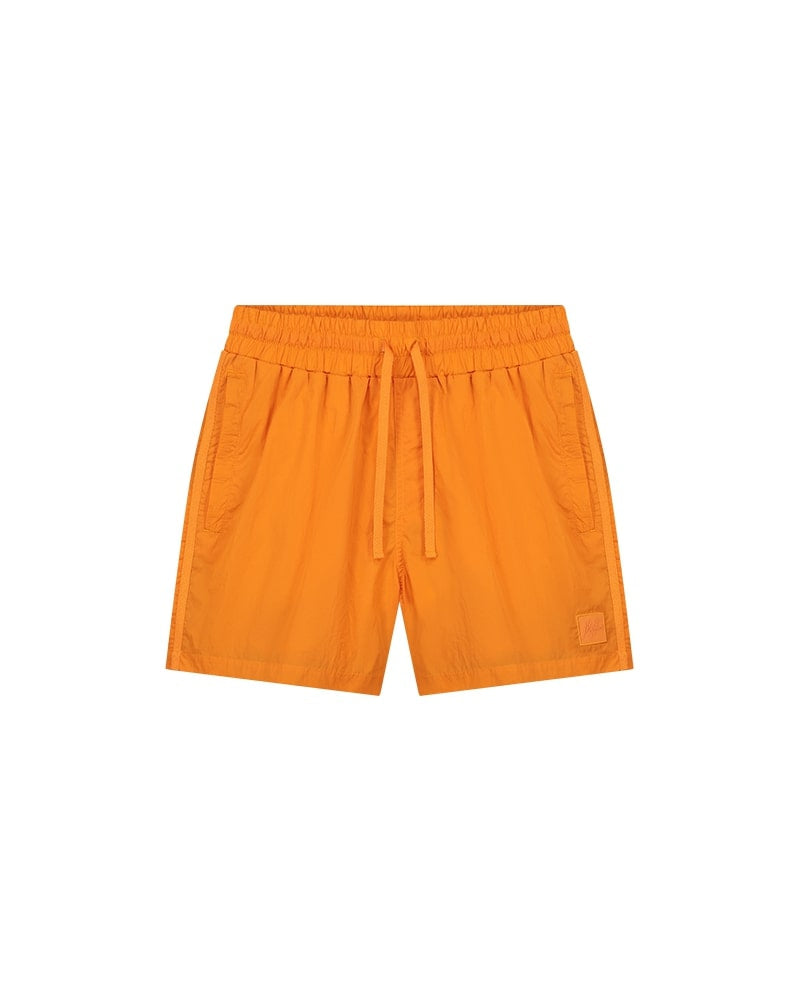  Malelions Signature Patch Swim Shorts | Orange