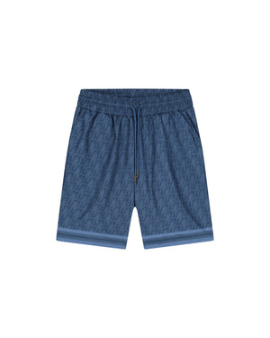 Malelions Men Monogram Shorts | Navy