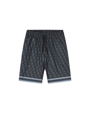 Malelions Herren-Monogramm-Shorts | Schwarz