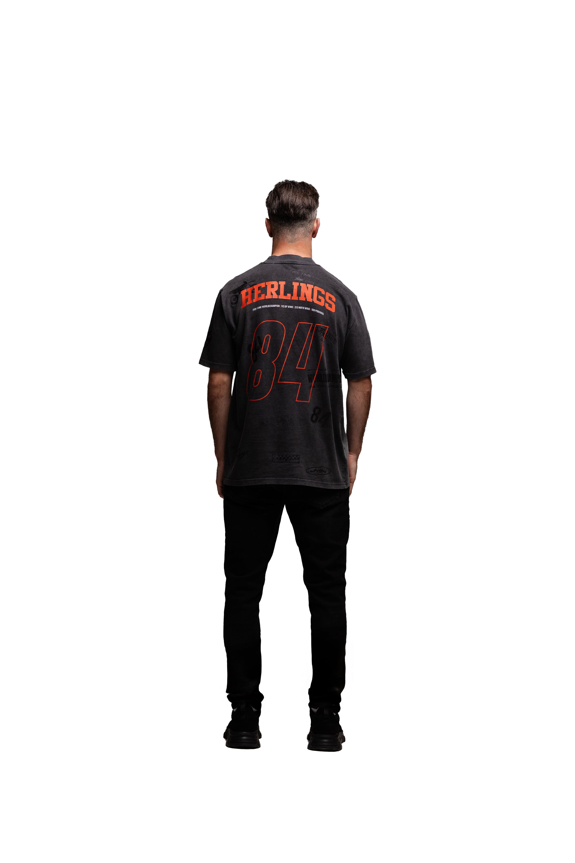 Malelions x Jeffrey Herlings Limited End Of An Era T-Shirt | Acid Wash