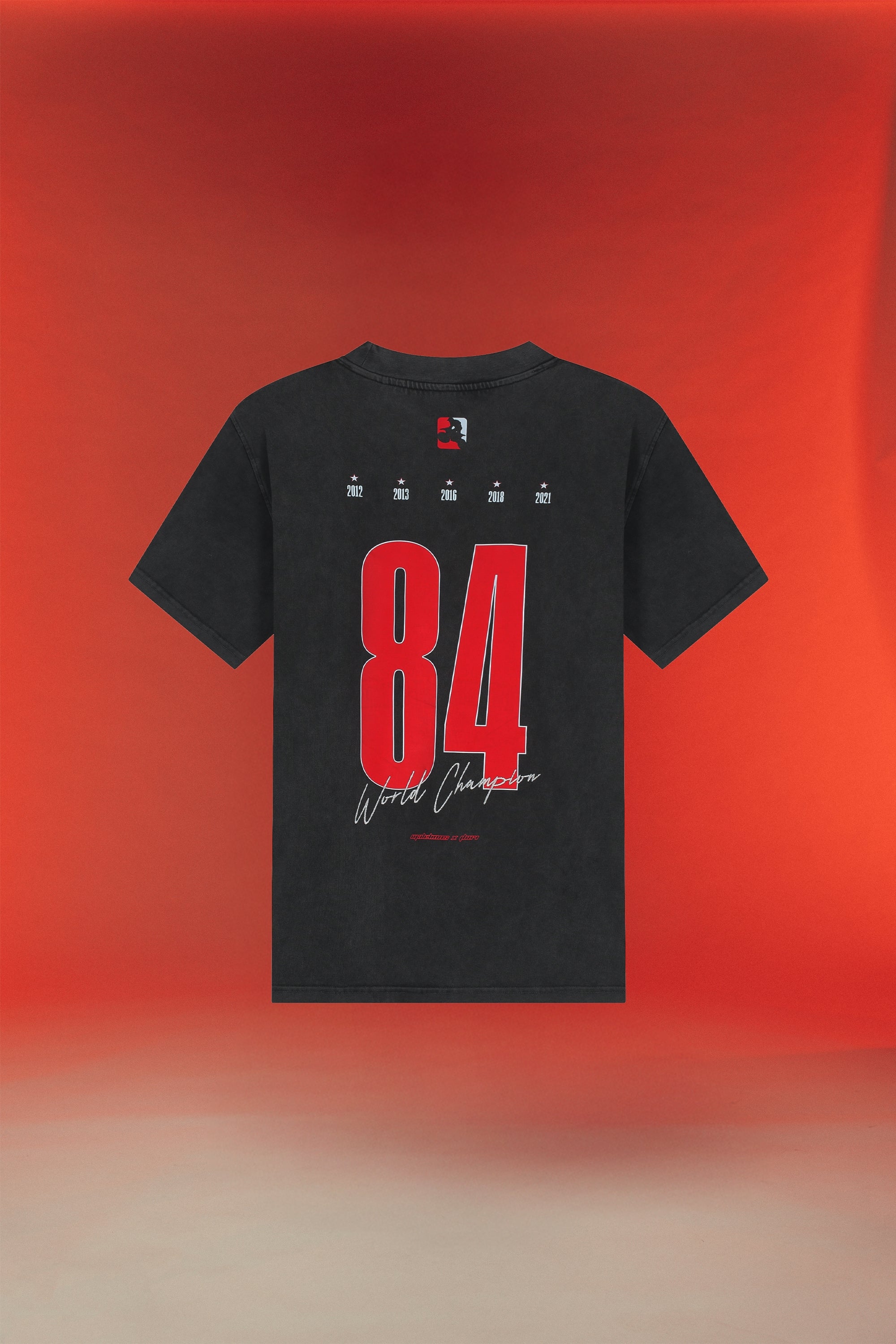 Malelions x Jeffrey Herlings Limited Red Herlings T-Shirt | Acid Wash