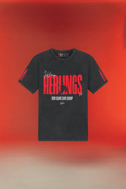 Malelions x Jeffrey Herlings Limited Red Herlings T-Shirt | Acid Wash