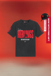 Malelions x Jeffrey Herlings Limited Red Herlings T-Shirt | Acid Wash