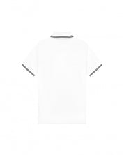 Malelions Men Signature Polo | White/Black