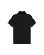 Malelions Men Signature Polo | Black/White