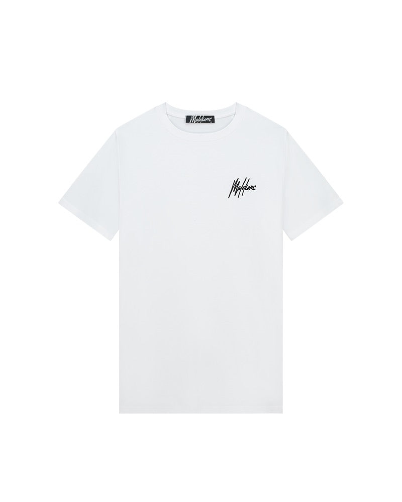 Malelions Men T-Shirt 2-Pack | White