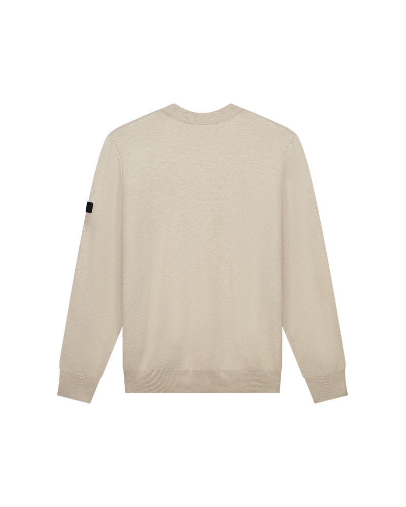 Malelions Men Knit Sweater | Taupe