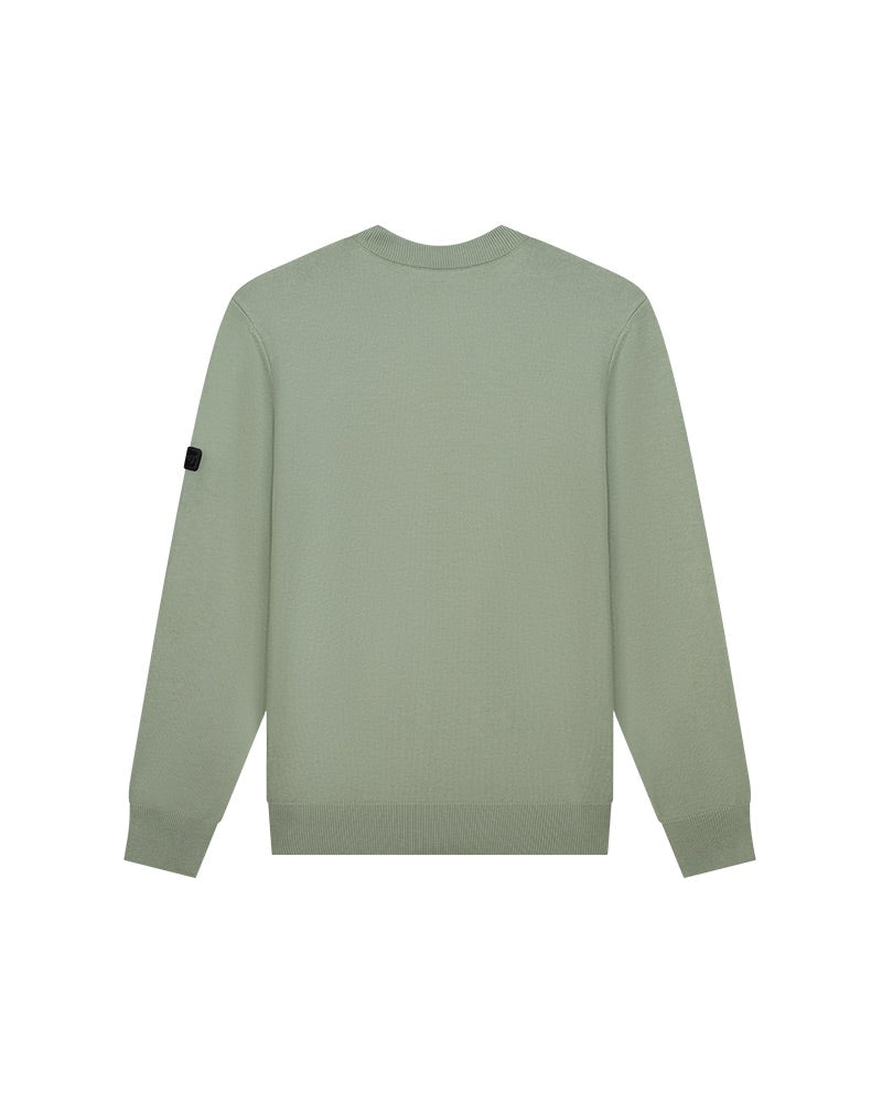 Malelions Men Knit Sweater | Dry Sage
