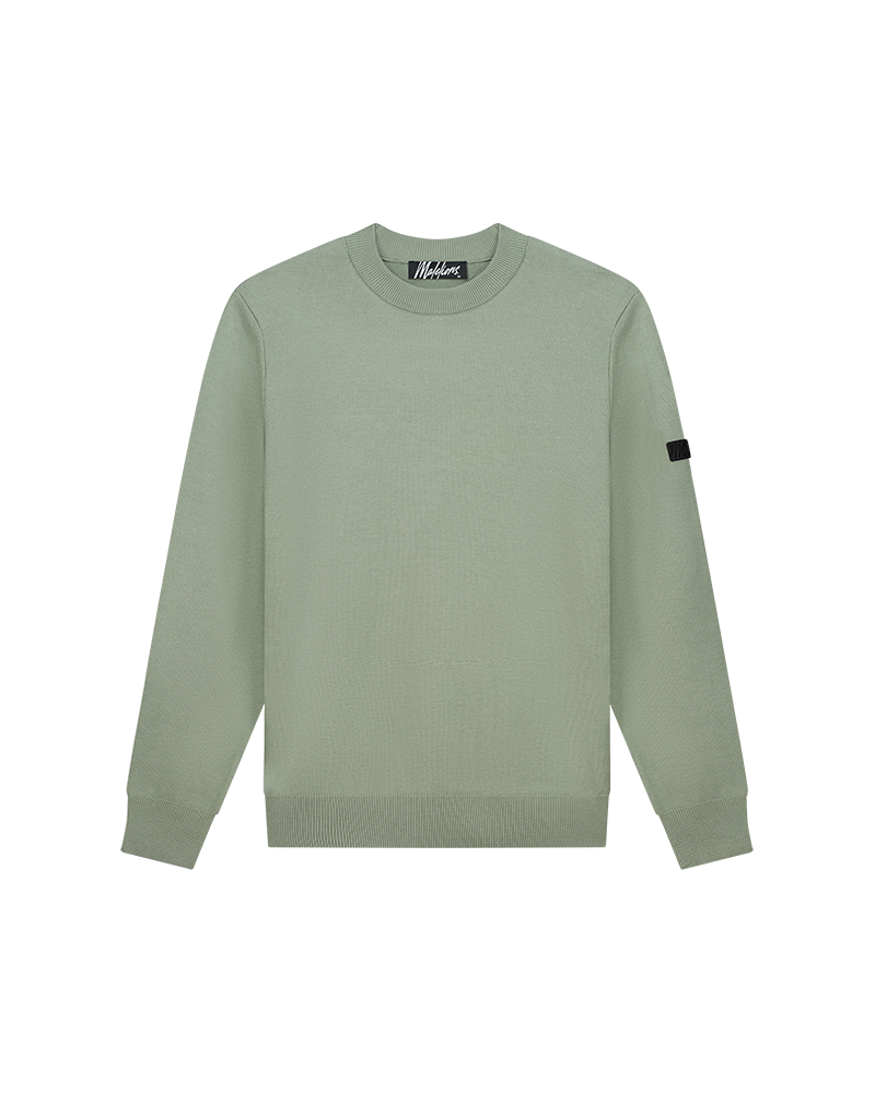 Malelions Men Knit Sweater | Dry Sage