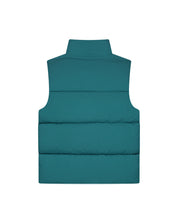 Malelions Men Crinkle Padded Vest | Petrol