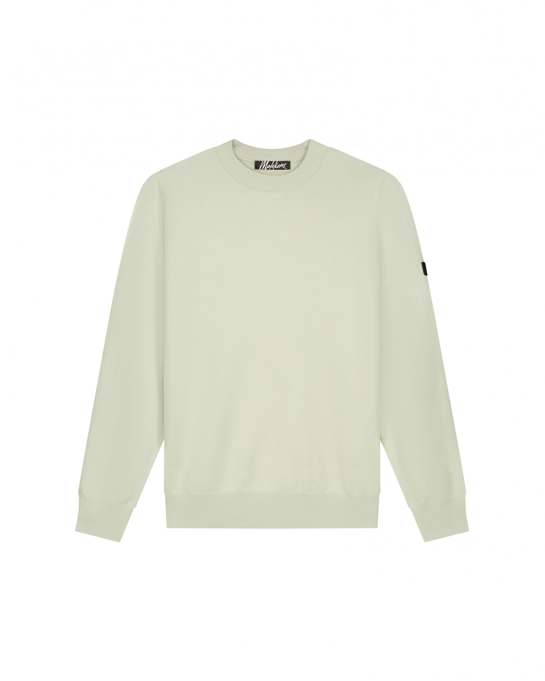  Malelions Men Knitted Crewneck | Pale Aqua