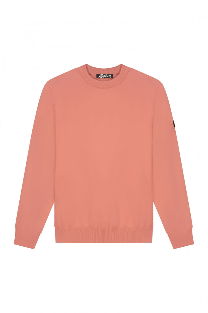 MM1-PS25-02_734_Malelions_Men_Knitted_Crewneck_Coral_Front-1.jpg