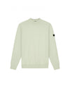  Malelions Men Knitted Mock Neck Sweater | Pale Aqua