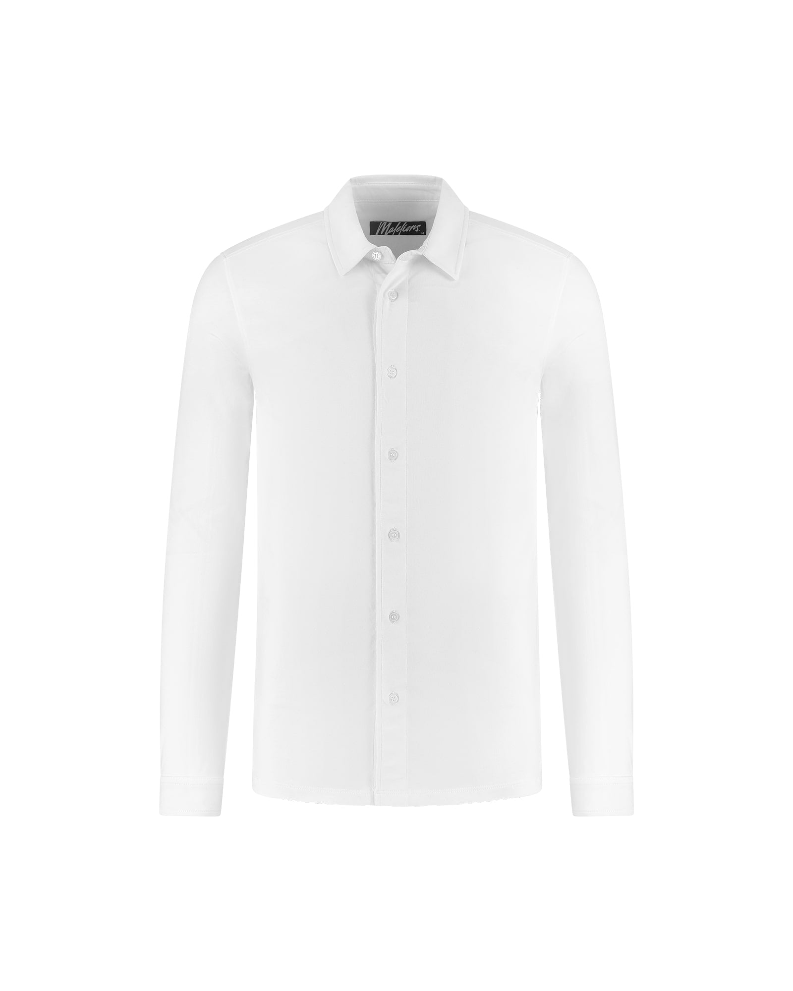  Malelions Men Button-Down Shirt | White