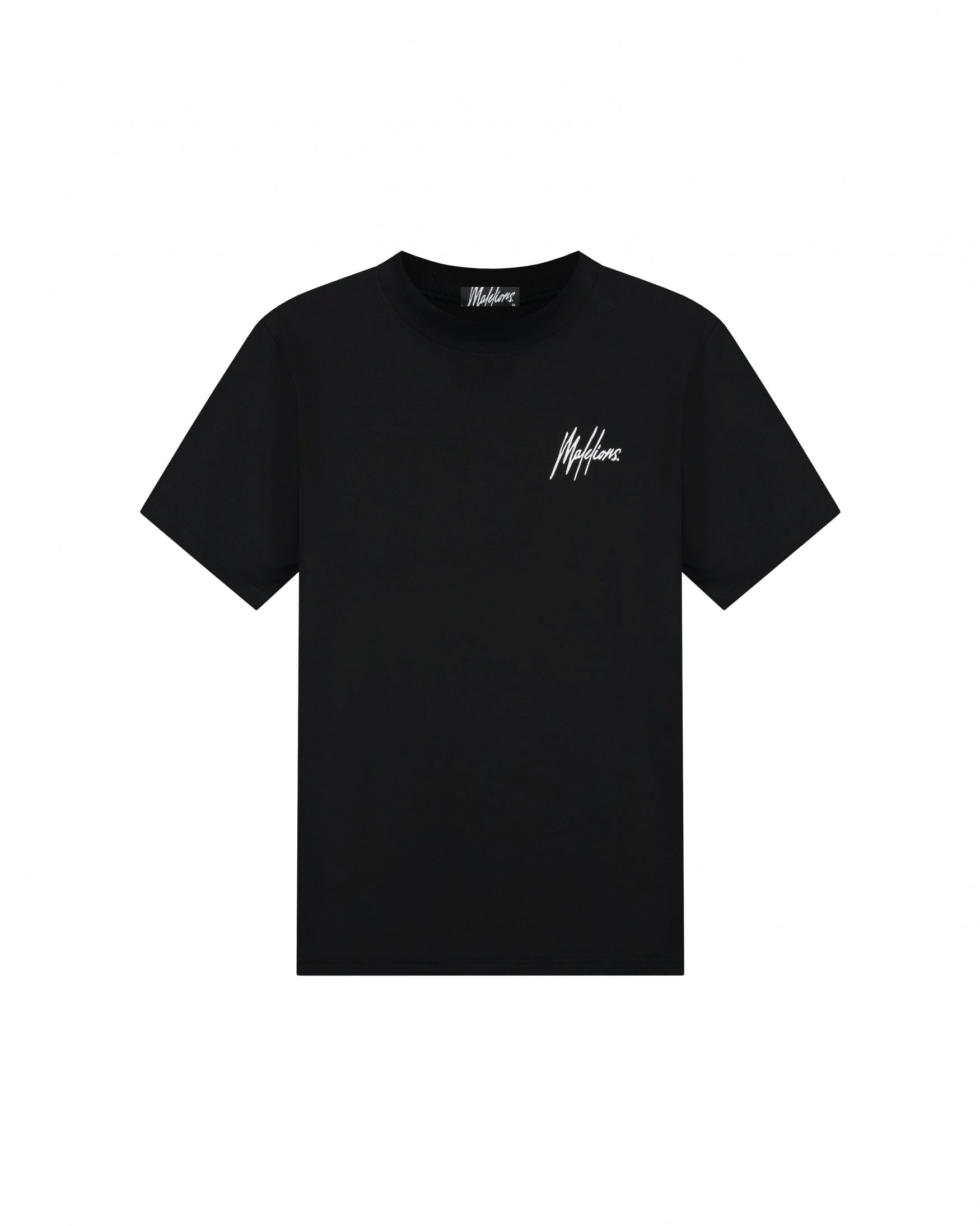  Malelions Men Turtleneck T-Shirt | Black