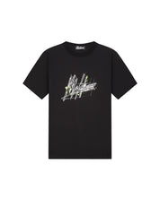 Malelions Men Splash Signature T-Shirt | Black