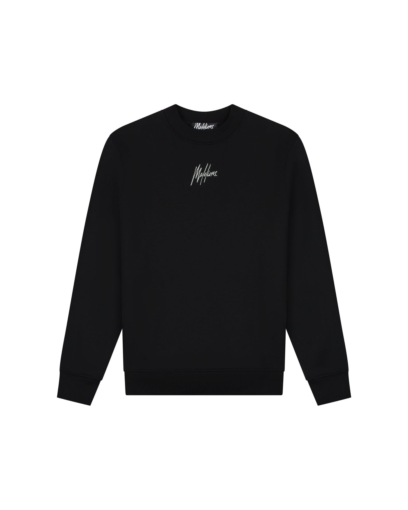  Malelions Men Striped Signature Sweater | Black