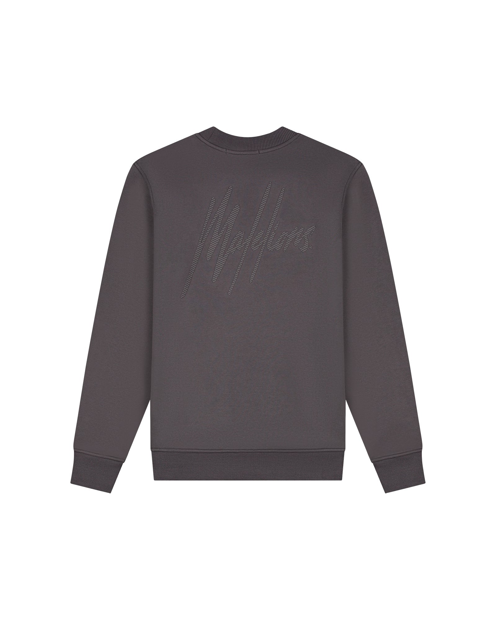 Malelions Men Striped Signature Sweater | Mulch Brown