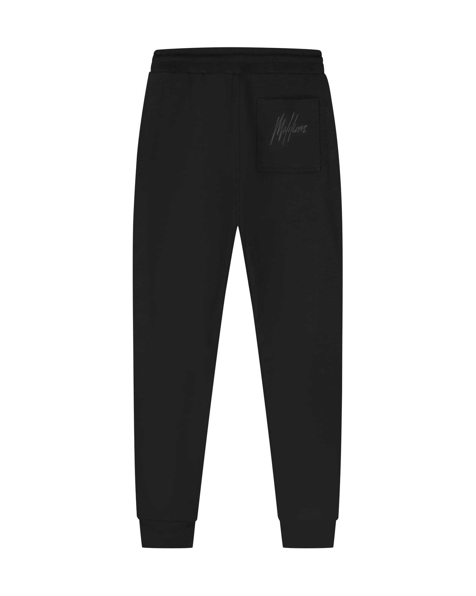 Malelions Men Striped Signature Sweatpants | Black