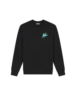 Malelions Men Signature Drip Sweater | Black