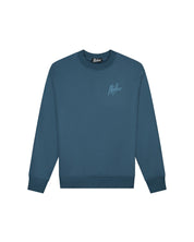 Malelions Men Signature Drip Sweater | Blue Slate