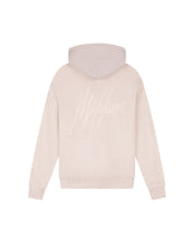 Malelions Men Fleece Nylon Half Zip Hoodie | Sand