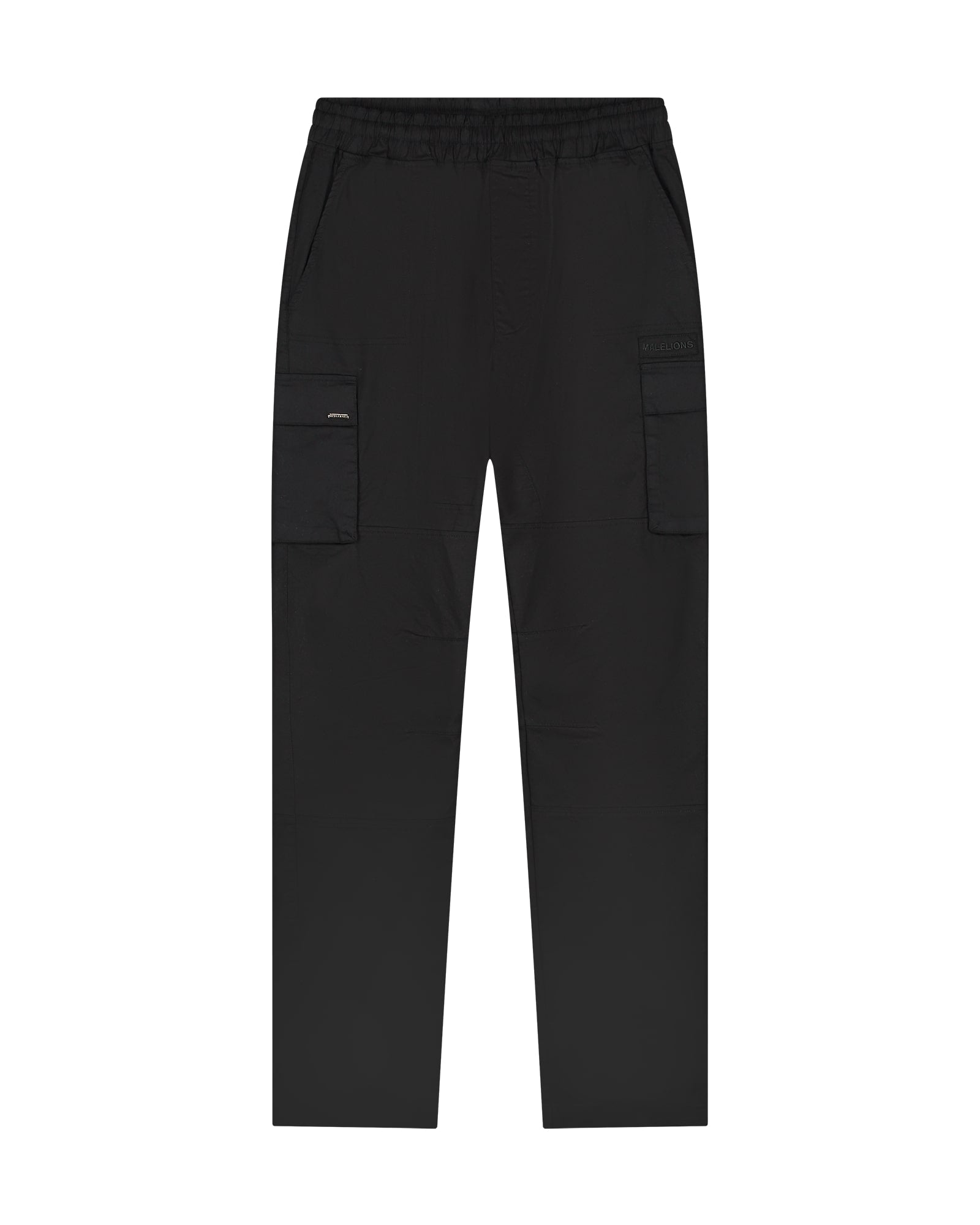 Malelions Men Straight Leg Cargo Pants | Black