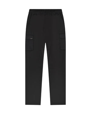 Malelions Men Straight Leg Cargo Pants | Black