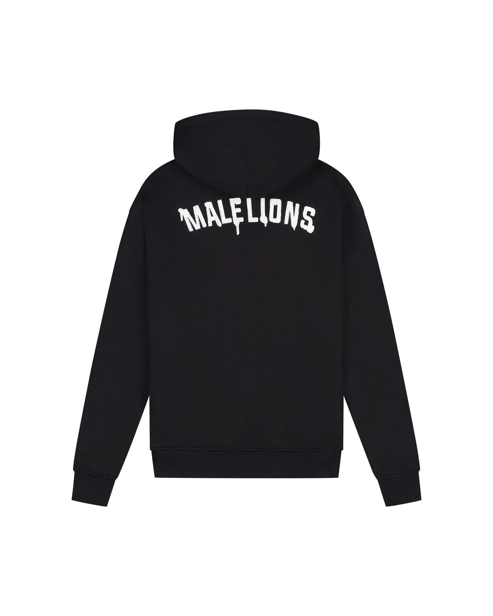 Malelions Men Graffiti Zip Hoodie | Black