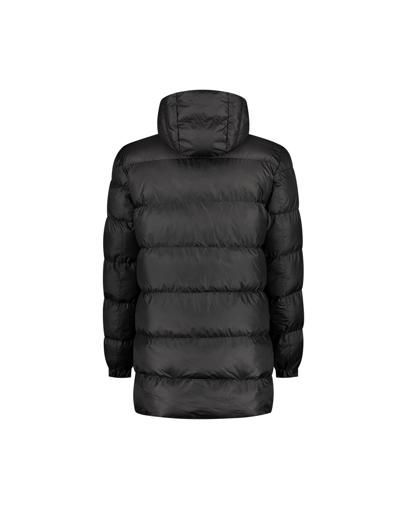 Malelions Men Long Puffer Jacket | Black