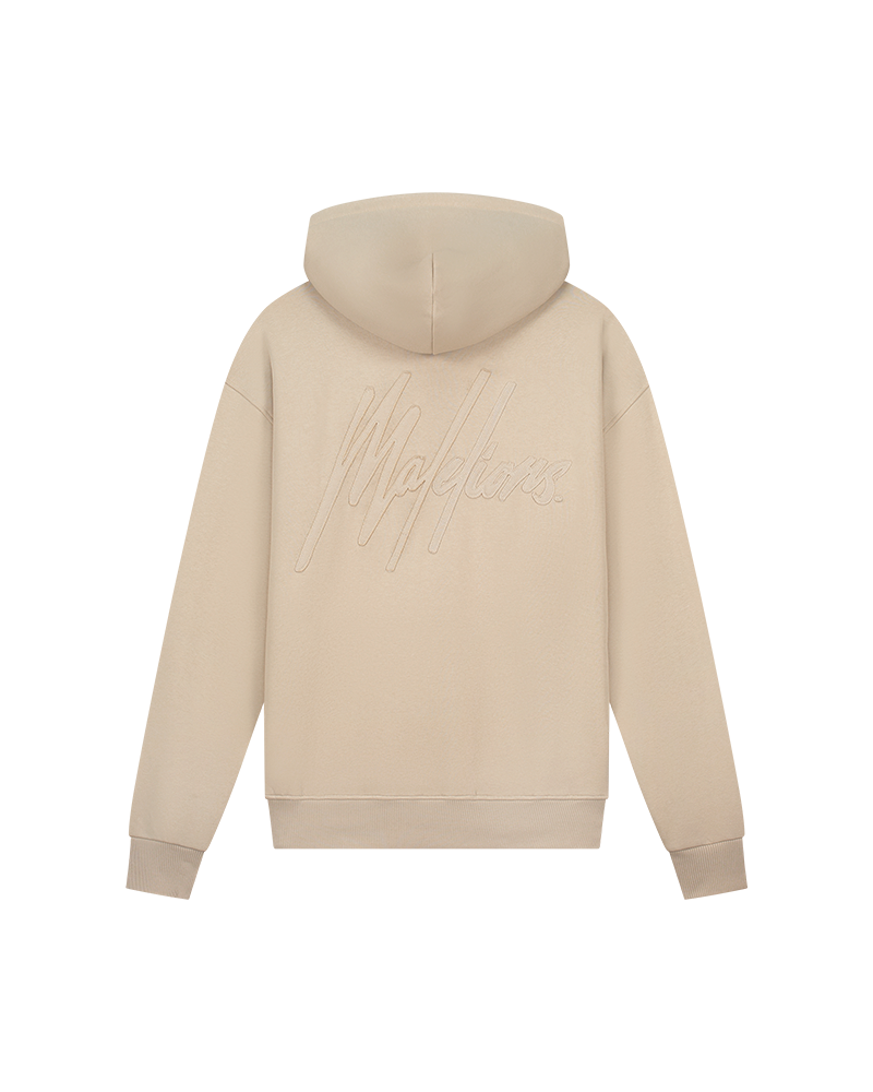 Malelions Men Patchwork Hoodie | Beige