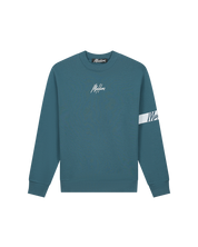 Malelions Men Captain Sweater 2.0 | Petrol/White