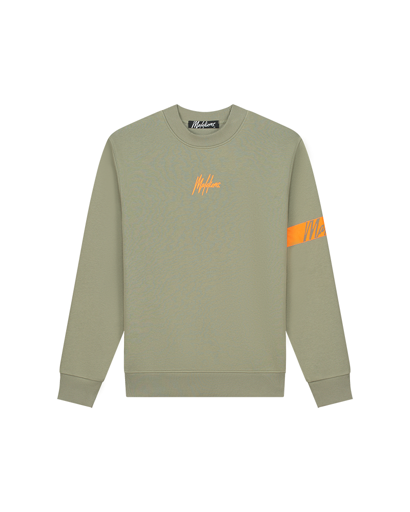 Malelions Men Captain Sweater 2.0 | Light Green