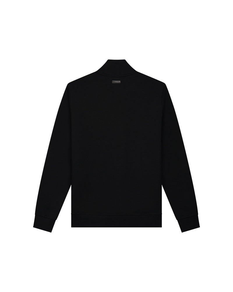 Malelions Men Turtle Half Zip | Black