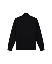 Malelions Men Turtle Half Zip | Black