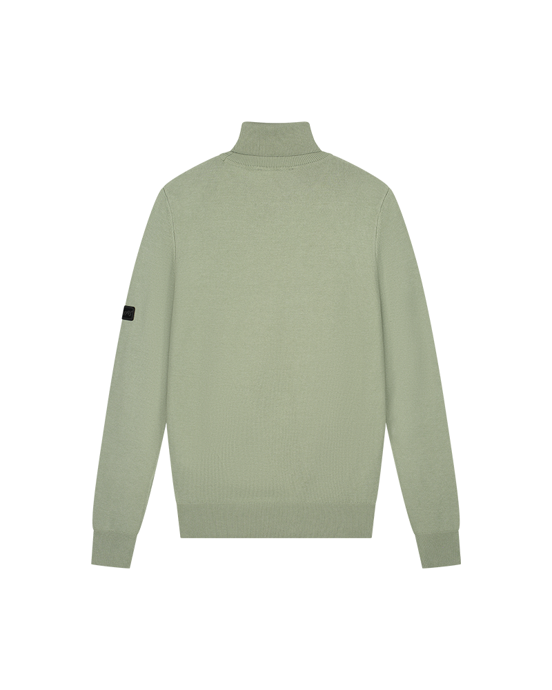 Malelions Men Knit Turtleneck | Green