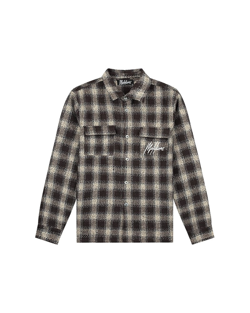  Malelions Men Signature Flannel | Brown/Beige