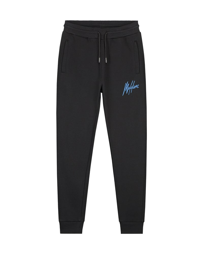  Malelions Men Basic Sweatpants | Black/Cobalt